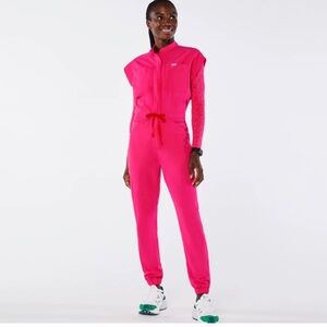 Figs new jumpsuit pink,M